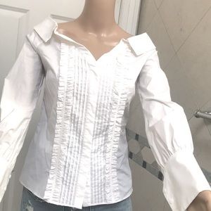 INTERMIX white shirt size P